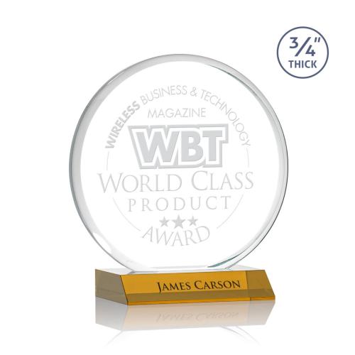 Awards and Trophies - Blackpool Amber Circle Crystal Award