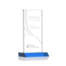Keane Liquid&trade; Sky Blue Rectangle Crystal Award