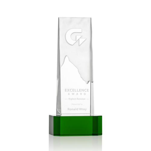 Awards and Trophies - Rushmore Green on Base Towers Crystal Award