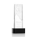 Rushmore Black on Base Towers Crystal Award