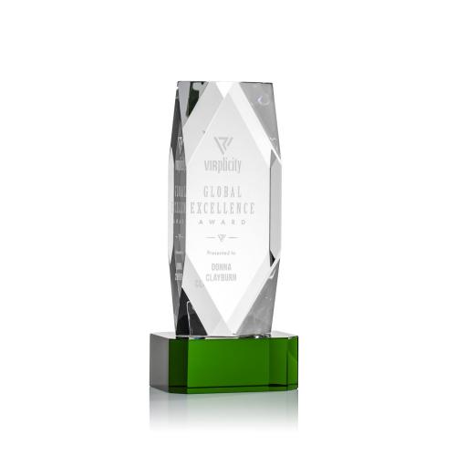 Awards and Trophies - Delta  Green on Base Towers Crystal Award