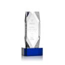 Delta Blue on Base Towers Crystal Award
