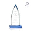 Shildon Sky Blue Peaks Crystal Award