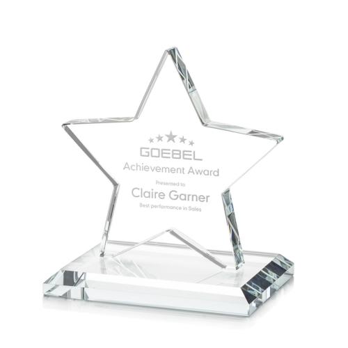 Awards and Trophies - Sudburyfire Star Crystal Award