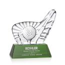 Dougherty Golf Green Unique Crystal Award