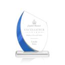 Wadebridge Blue Peaks Crystal Award