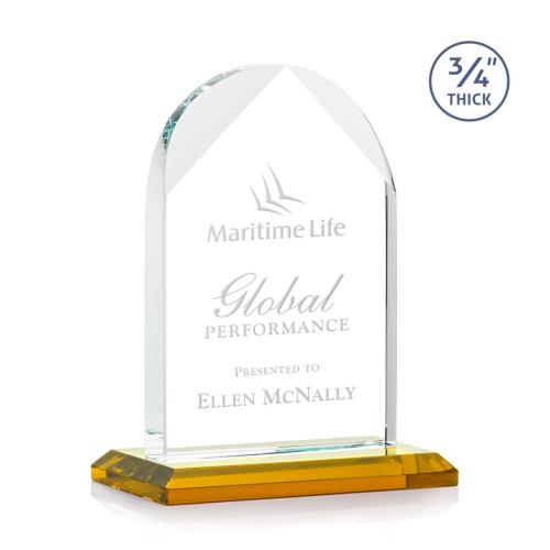 Awards and Trophies - Blake Amber Peaks Crystal Award