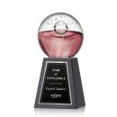 Jupiter Globe on Tall Marble Glass Award