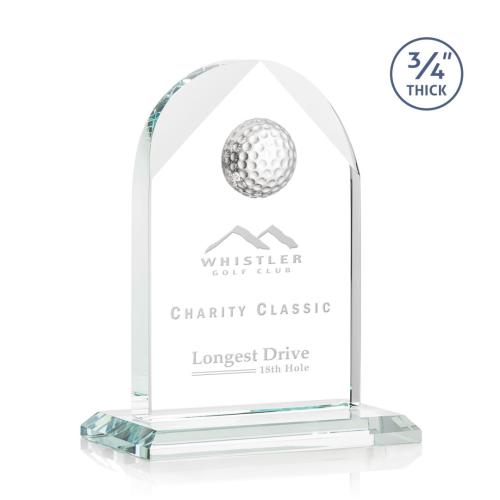 Awards and Trophies - Blake Golf Starfire Globe Crystal Award