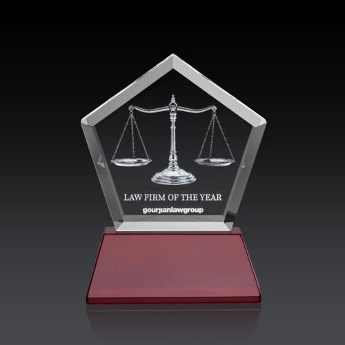Awards and Trophies - Genosee on Base (3D) - Red