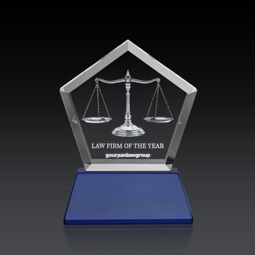 Awards and Trophies - Genosee on Base (3D) - Blue
