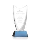 Dawkins Sky Blue Peaks Crystal Award
