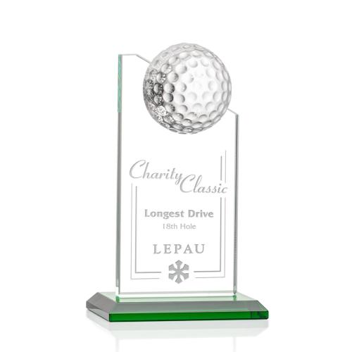 Awards and Trophies - Ashfield Golf Green Peaks Crystal Award