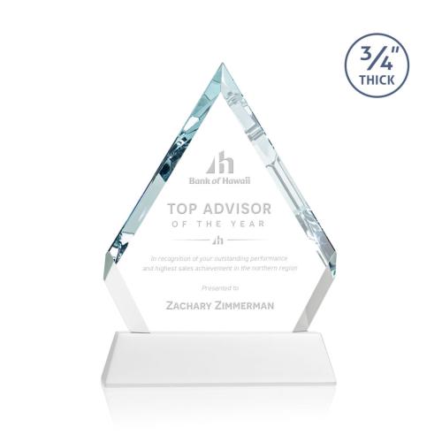 Awards and Trophies - Apex White on Newhaven Diamond Crystal Award