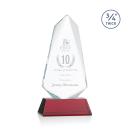 Sheridan Red on Newhaven Unique Crystal Award