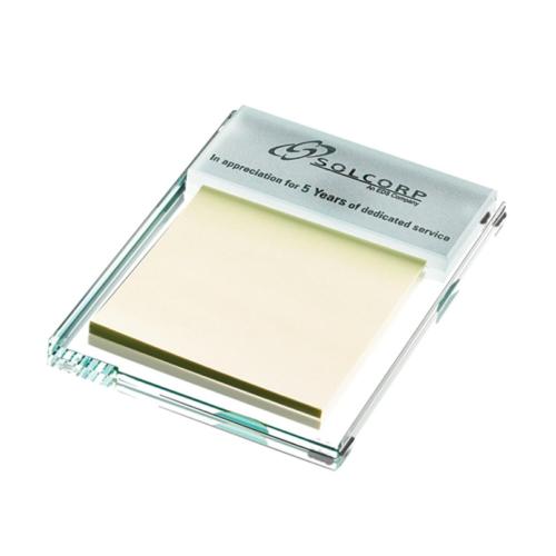 Promotional Productions - Office & Desk Supplies - Sticky Notes - PostIt Note Holder - Jade