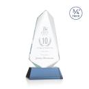 Sheridan Sky Blue on Newhaven Unique Crystal Award