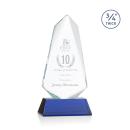 Sheridan Blue on Newhaven Unique Crystal Award