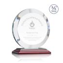 Gibralter Albion Circle Crystal Award