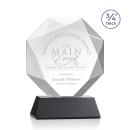 Bradford Black on Newhaven Polygon Crystal Award