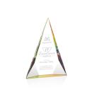 Rochester Multi-Color Pyramid Crystal Award
