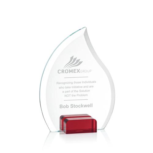 Awards and Trophies - Romy Red Flame Crystal Award