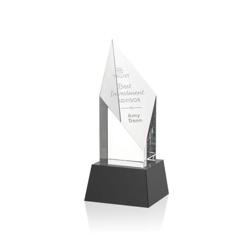 Awards and Trophies - Vertex Black on Base Diamond Crystal Award