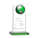 Arden Green/Silver Globe Crystal Award