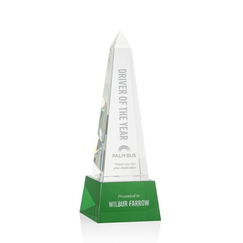 Awards and Trophies - Master Obelisk on Base - Green