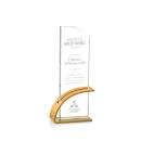 Barton Gold Rectangle Crystal Award
