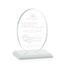 Austin White (Vert) Circle Crystal Award