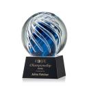 Genista Black on Robson Base Globe Glass Award