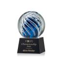 Genista Black on Robson Base Globe Glass Award