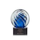 Genista Black on Paragon Base Globe Glass Award