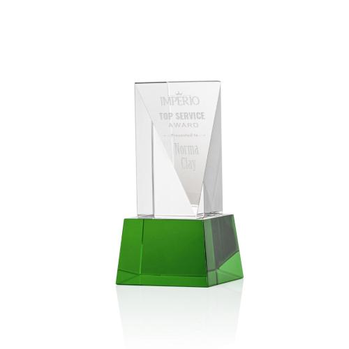 Awards and Trophies - Easton Green on Base Towers Crystal Award