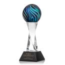 Malton Black on Langport Base Globe Glass Award