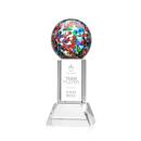 Fantasia Clear on Stowe Base Globe Glass Award