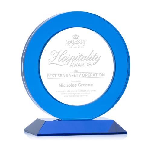 Awards and Trophies - London Blue Circle Crystal Award