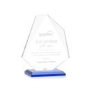Picton Blue Unique Crystal Award