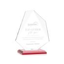 Picton Red Unique Crystal Award