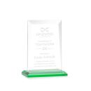 Sullivan Green Rectangle Crystal Award