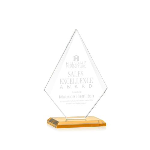 Awards and Trophies - Rideau Amber Diamond Crystal Award