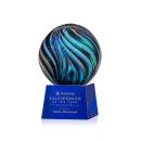 Malton Blue on Robson Base Globe Glass Award