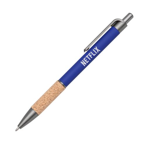Promotional Productions - Writing Instruments - Metal Pens - Otto Metal Pen w/Cork Grip