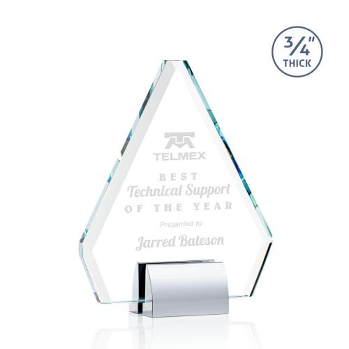 Awards and Trophies - Roxborough Chrome Diamond Crystal Award