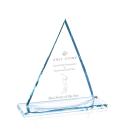 Curved Oxford Starfire Pyramid Crystal Award