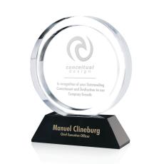 Employee Gifts - Rutherford Circle Crystal Award
