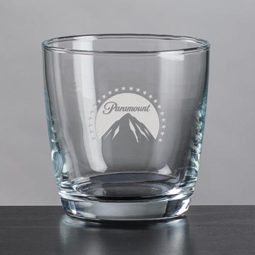 Corporate Gifts - Barware - On the Rocks Glasses - Carberry OTR - Deep Etch 10.5oz