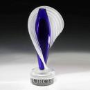 Frosted Sapphire Unique Glass Award