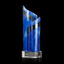 Shadow Dancer Blue Unique Glass Award